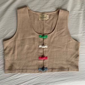 Fashion Brand Company Linen Vest